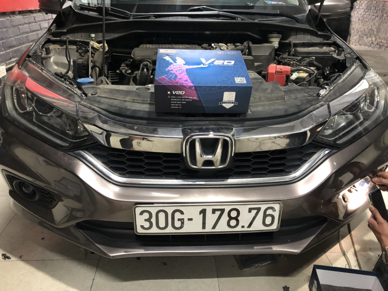 Độ đèn nâng cấp ánh sáng Nâng cấp ánh sáng XlightV20 New cho xe Honda City 2019